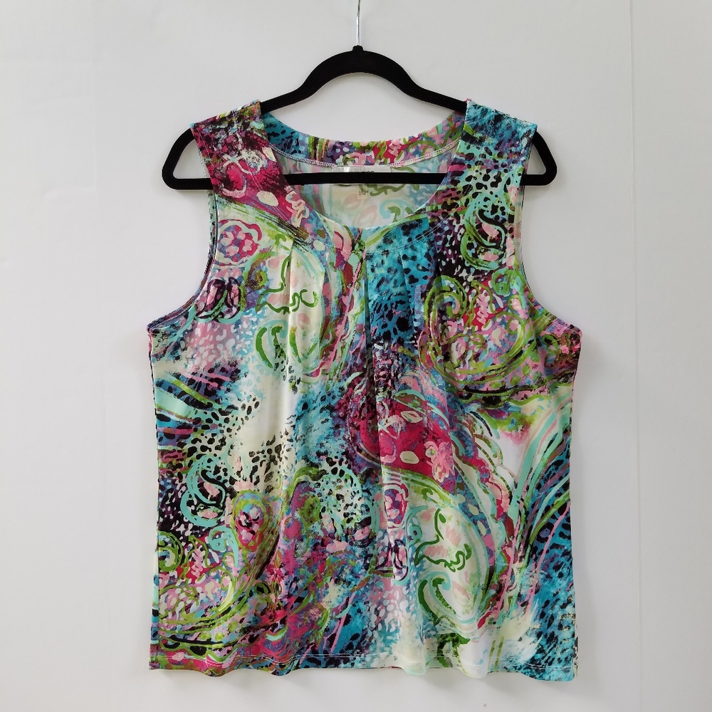 Jones Studio Separates Sleeveless Multi Large